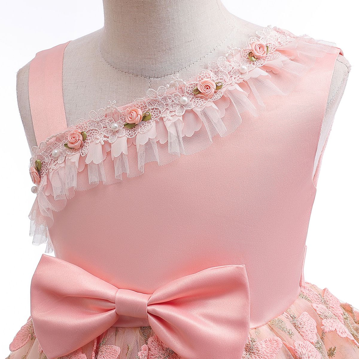 Girl Children Baby Kids New Arrival Dinner Party  Prom Princess Dress Ball Gown