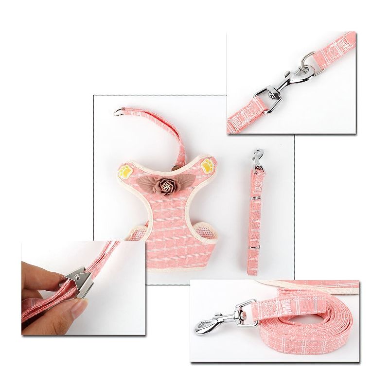 2 PCS Dog Leashes Chest Straps