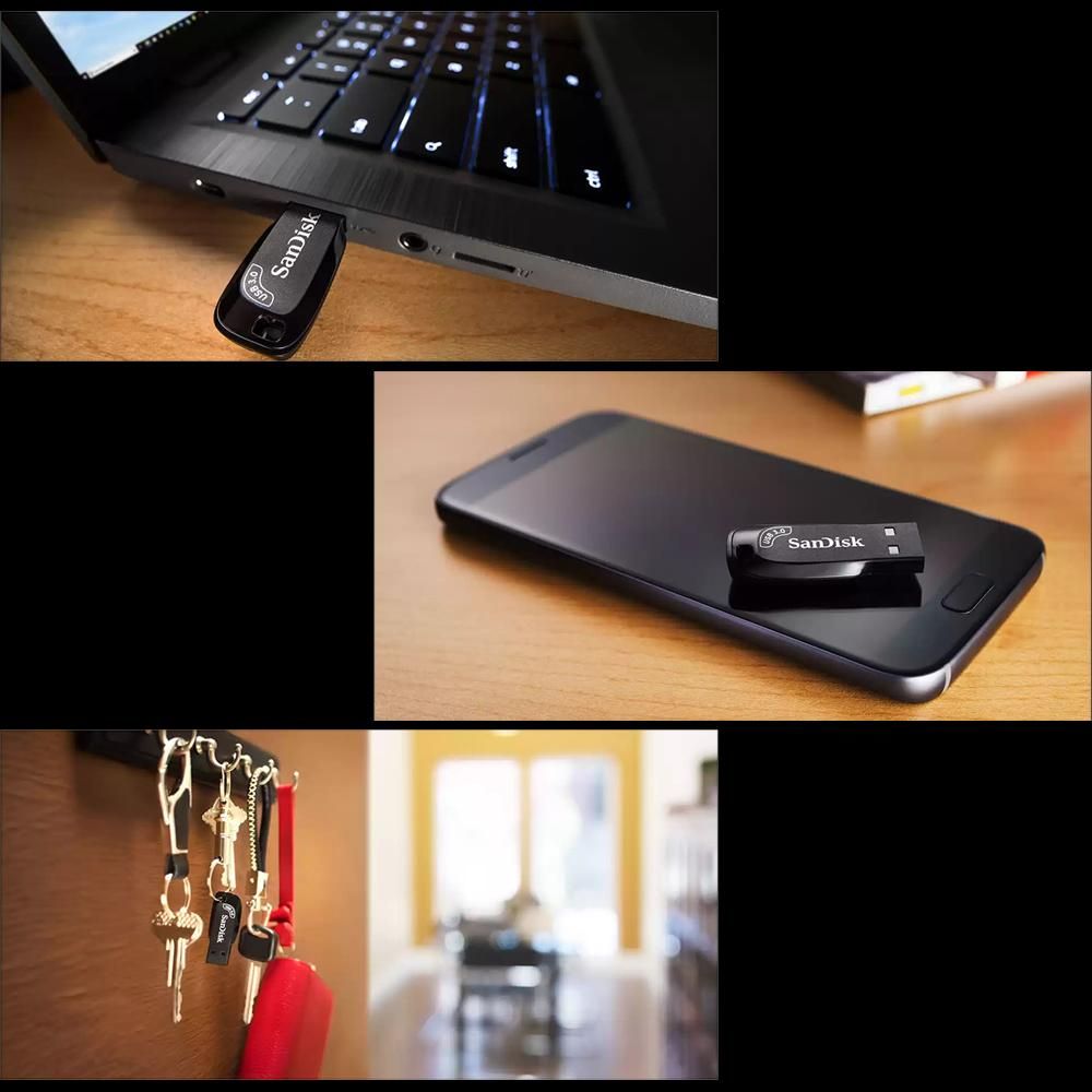 SanDisk CZ410 256GB USB3.0 U Disk High-speed USB Flash Drive up to 100MB/s Read Speed AES128-bit Encryption Portable U Disk