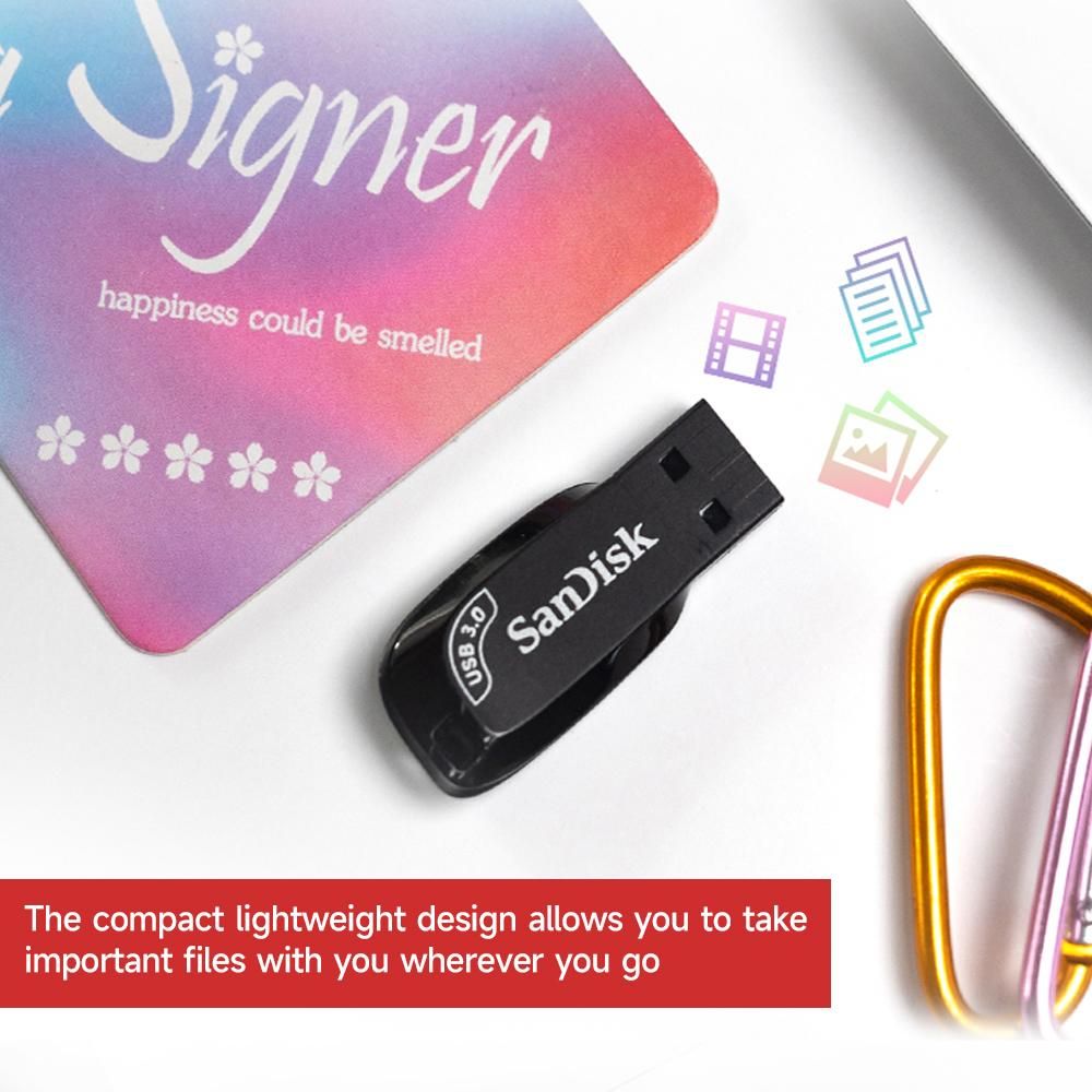 SanDisk CZ410 256GB USB3.0 U Disk High-speed USB Flash Drive up to 100MB/s Read Speed AES128-bit Encryption Portable U Disk
