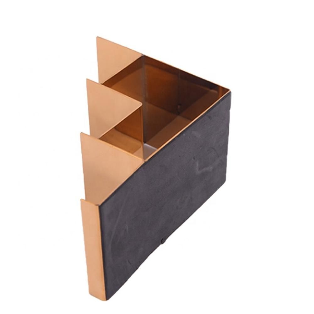 Hot Sale 3-layer Golden Stand Hand-held Wallet Display Stand Trays
