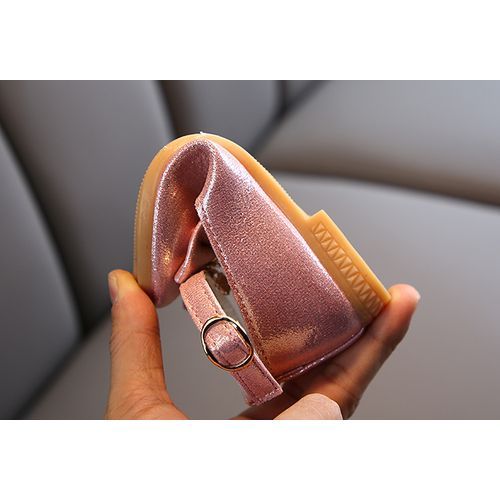 Children's Dance Shoes Knot Girls Leather Shoes