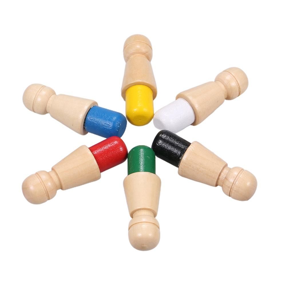 Wooden Memory Stick Chess Game Kids Fun Block Board Game Educational Color Cognitive Family Toys