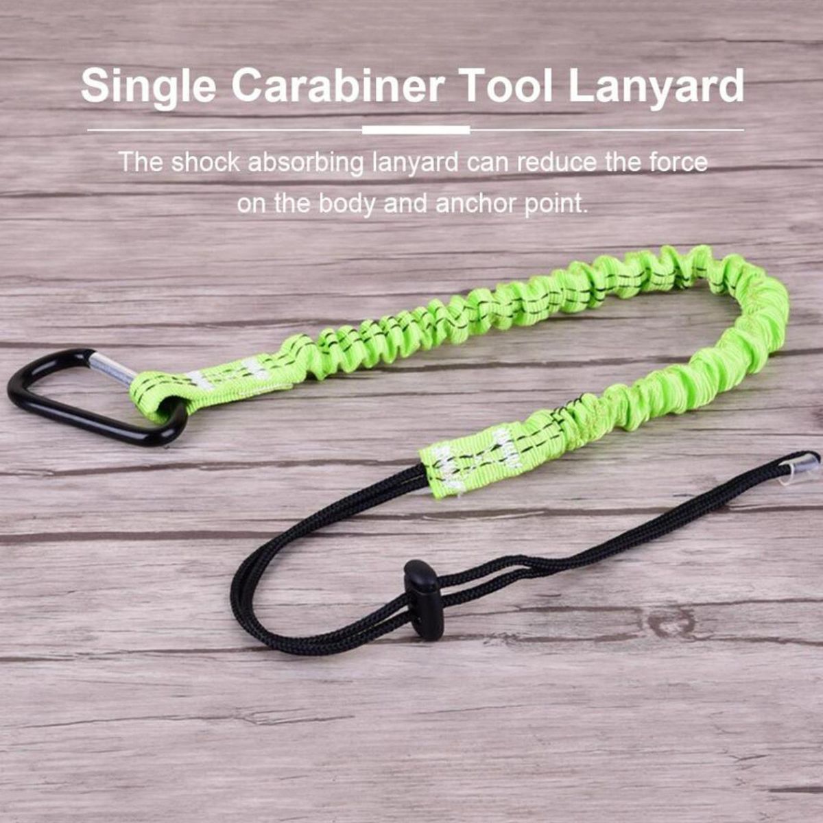 Single Carabiner Lanyard Safety  Emergency Rope