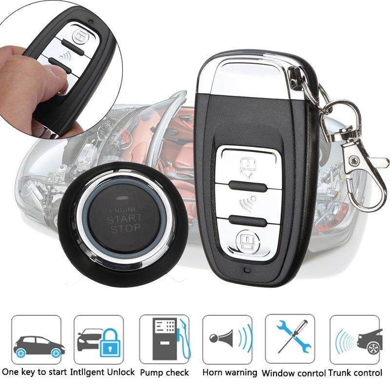 3PCS Car Alarm Entry Ignition Engine Start Push Button Remote System Security