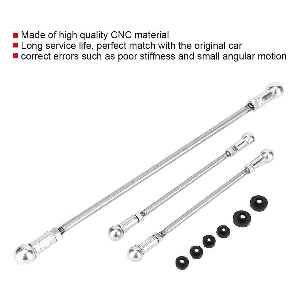 3Pcs Gear Linkage Rod Kit 245283 2452 / E1 Replacement for