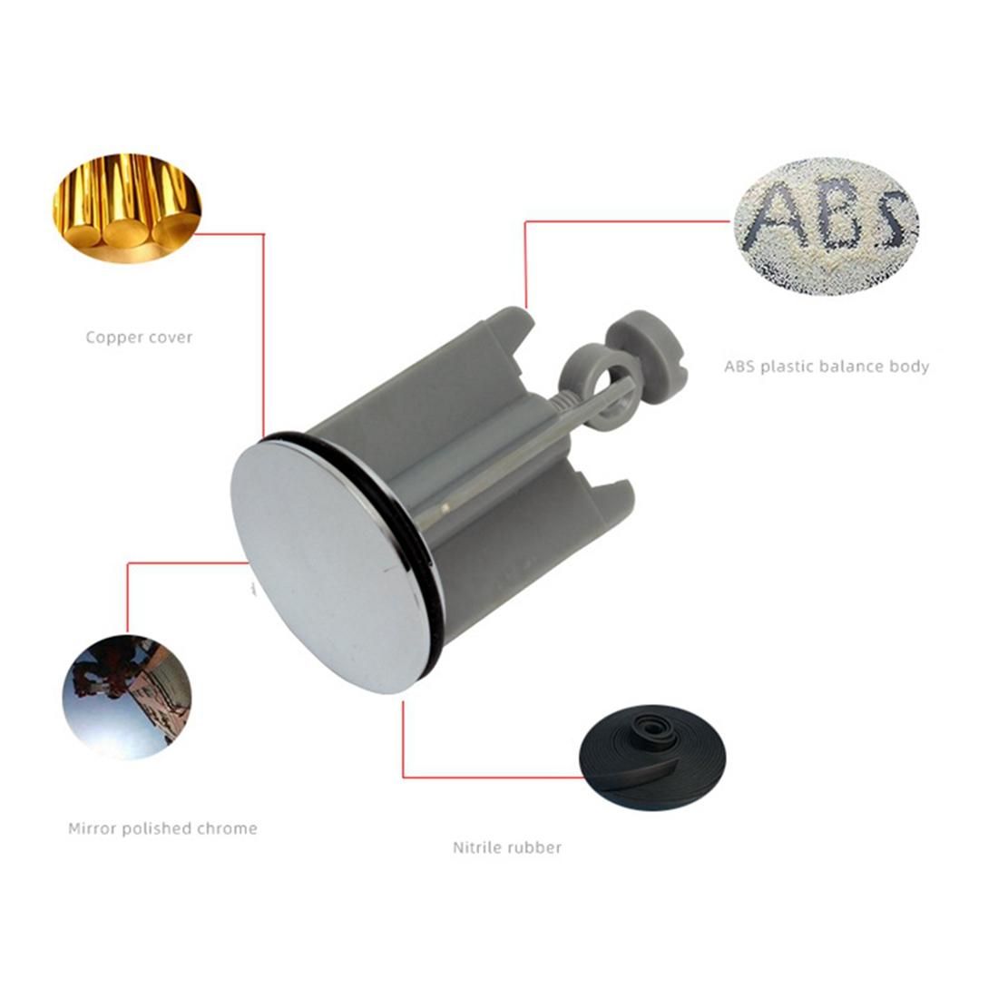 Universal Sink Plug Bathroom 40mm Pop-Up Plug Repment
