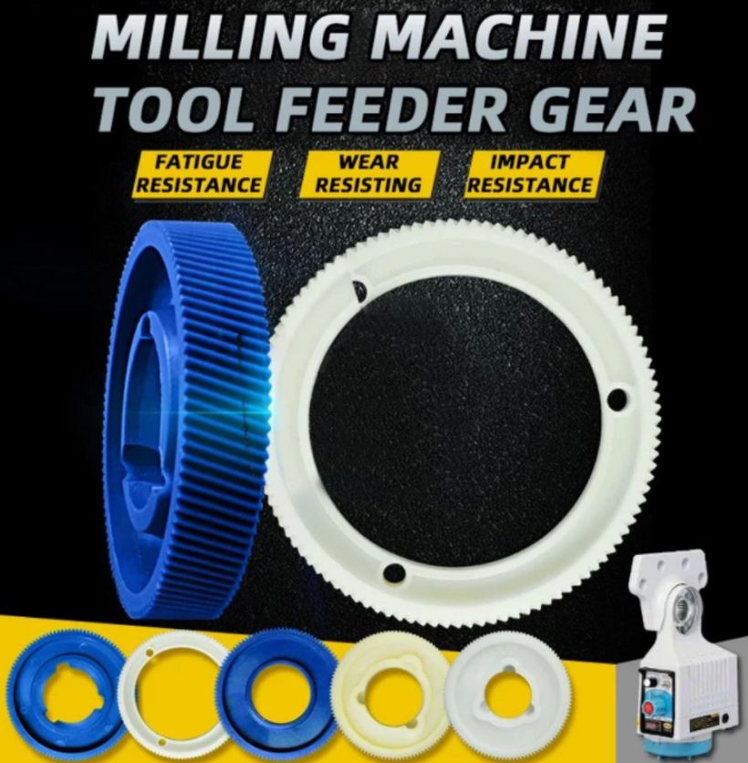 1PC Milling Machine  Plastic Gear Automatic Feed Accessories Corrosion & Wear Resistance High Quty Nylon Gear