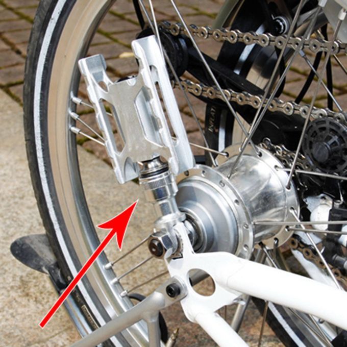 Bike Bicycle Fast Pedal Quick Release Base Buckle Holder For Black