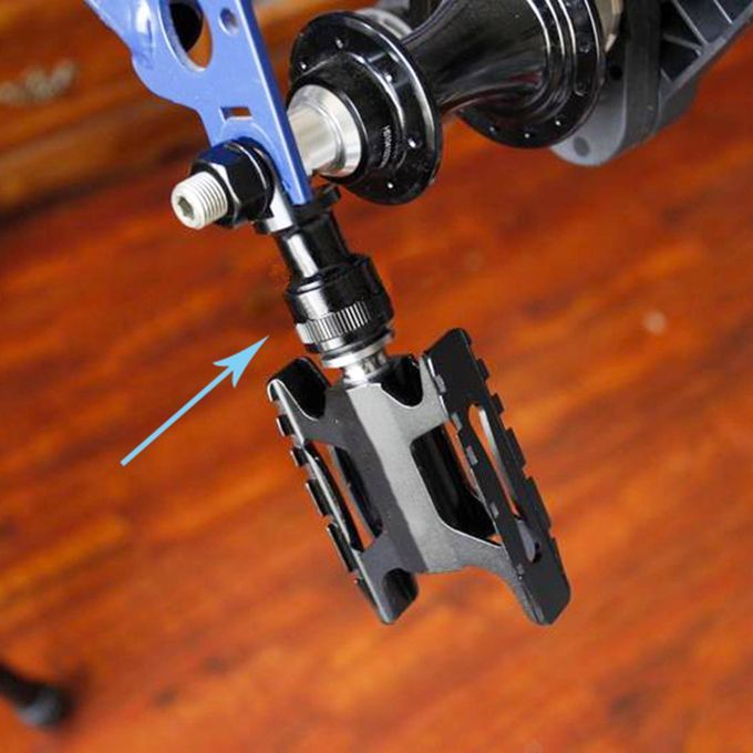 Bike Bicycle Fast Pedal Quick Release Base Buckle Holder For Black