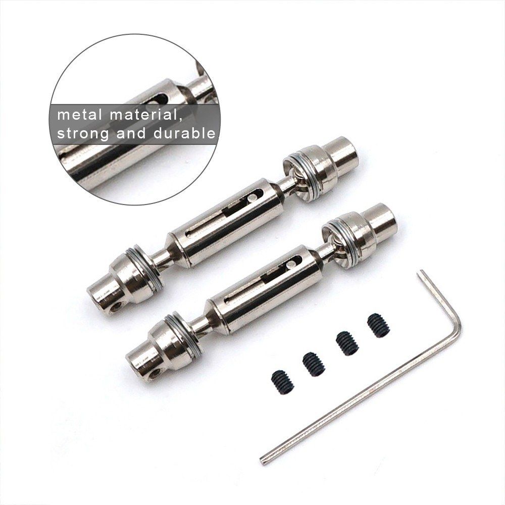 For WPL B14 B24 B16 B36 JJRC Q60 RC Car Metal Drive Shaft 3