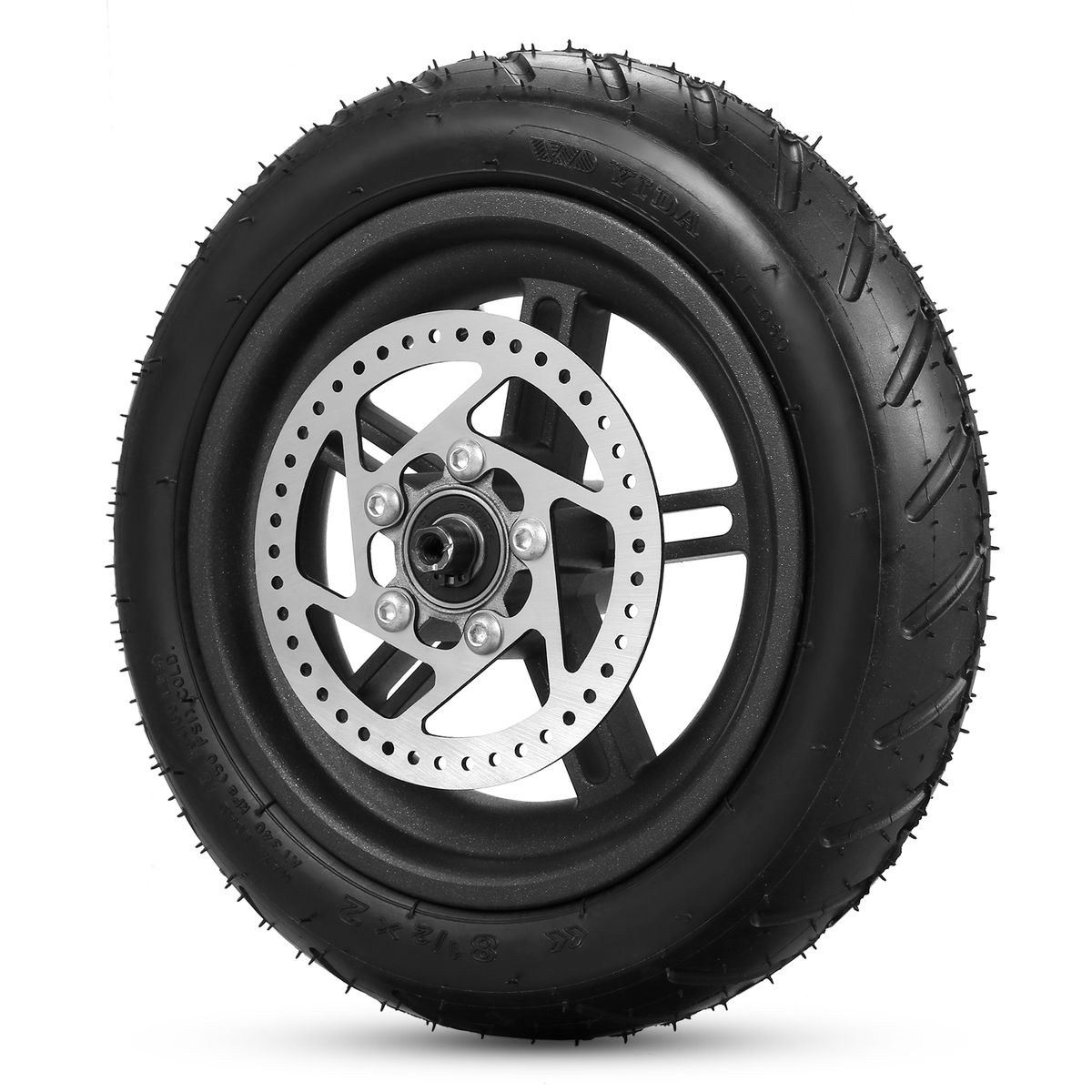 Electric Scooter Rear Tire With Wheel Hub Disc Brake Set 8.5