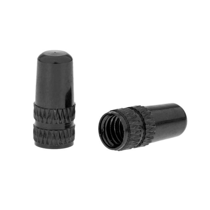 10Pcs MTB Bike Bicycle Aluminum Alloy Presta Valve   Dust Cover Black