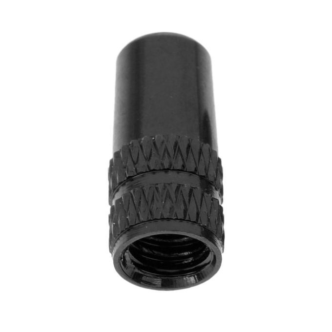 10Pcs MTB Bike Bicycle Aluminum Alloy Presta Valve   Dust Cover Black
