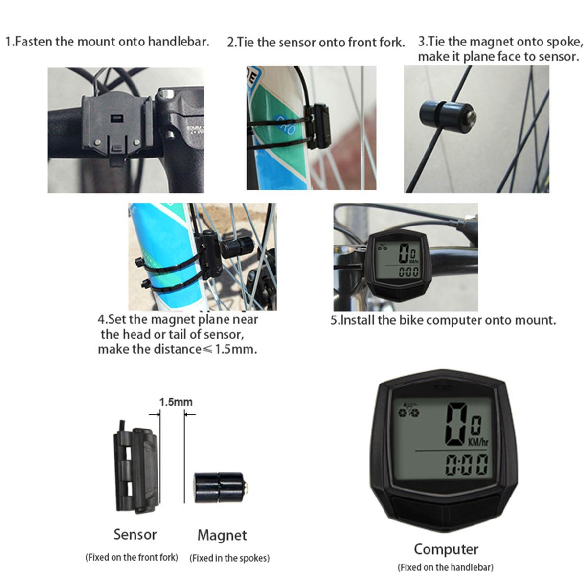 Bike Speedometer, Bicycle Speedometer Cycle Bike Odometer
