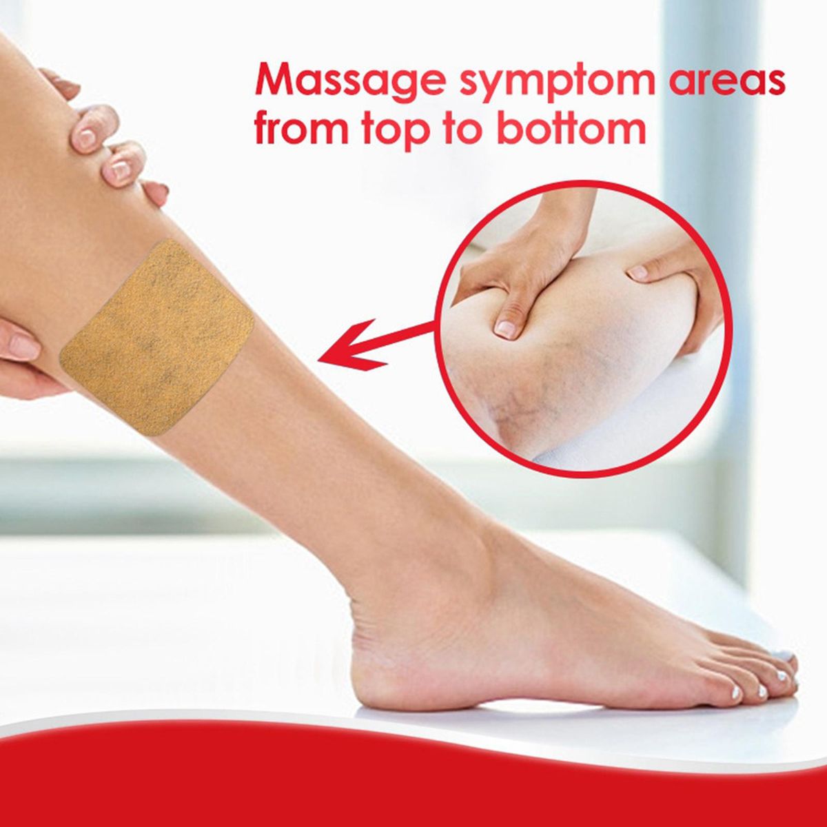 Chinese Varicose Veins Plaster Phlebitis Varicosity Back Leg Patch 7 X