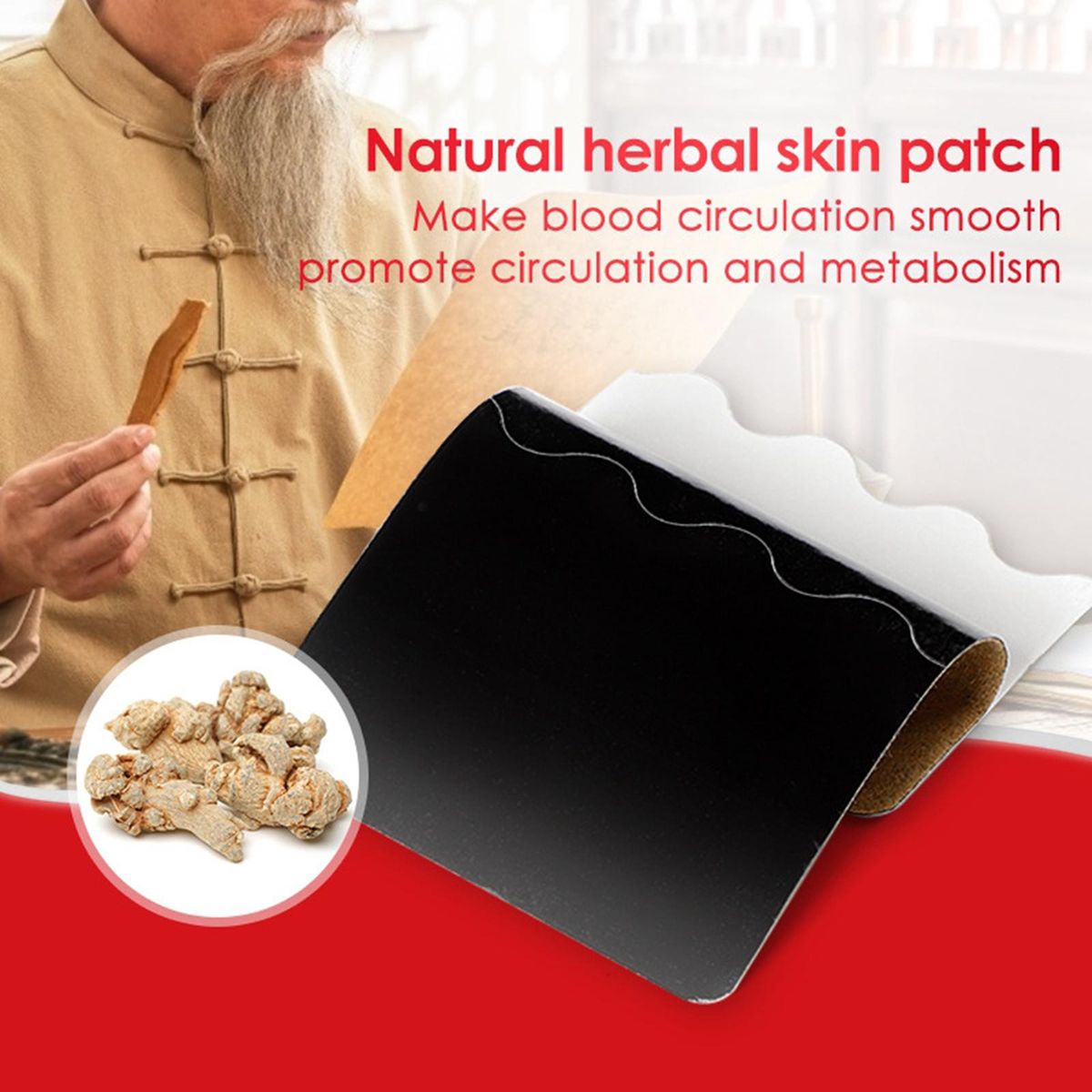 Chinese Varicose Veins Plaster Phlebitis Varicosity Back Leg Patch 7 X