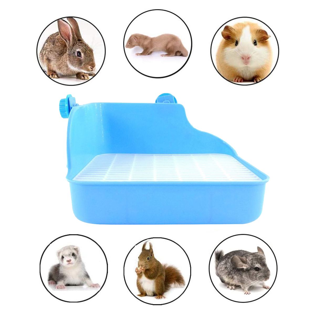 Rabbit Toilet Box Trainer Potty Corner Tray Litter Small