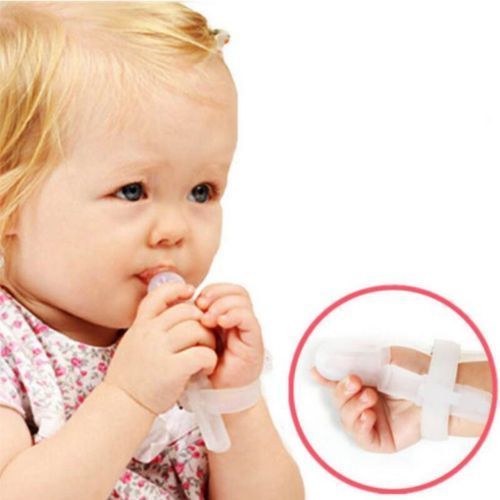 Silicone Thumb Sucking Stop Finger Guard For Baby Kids