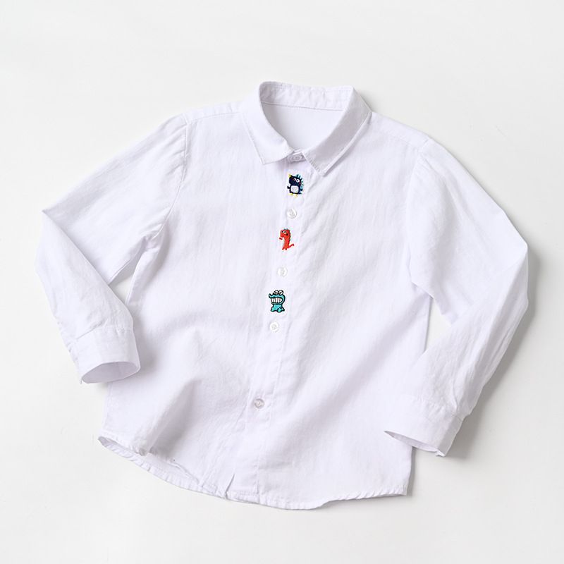 Kids Plian Long Sleeve Shirt