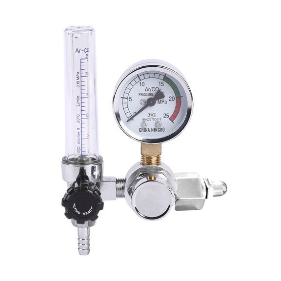 0-25Mpa Argon Regulator CO2 Mig Tig Flow-Meter