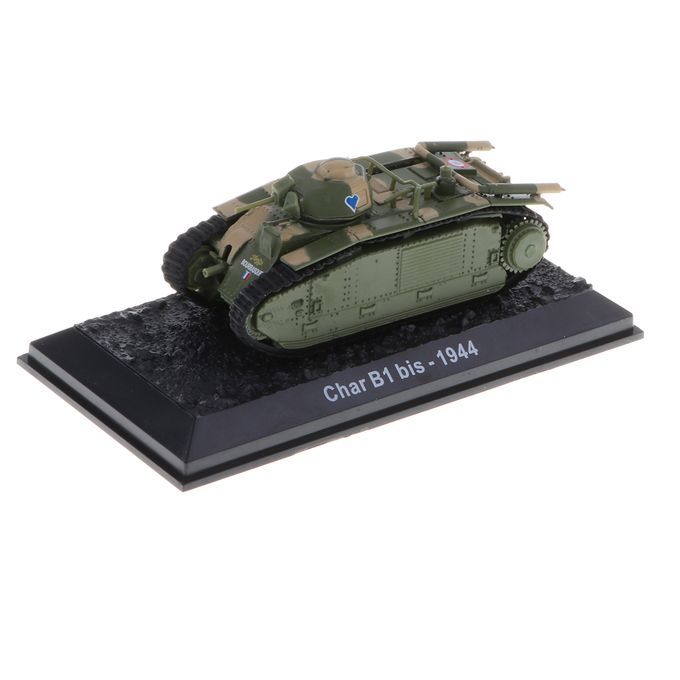 172  Armor WWII French Char B1 Bis Battle Tank  Vehicle