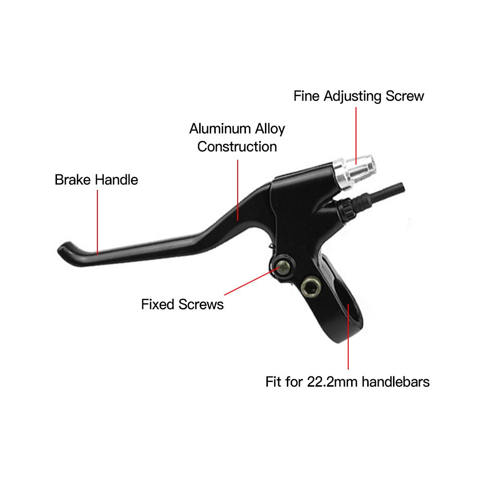 1 Pair Electric Bike Brake Lever E-bike Right Left Lever