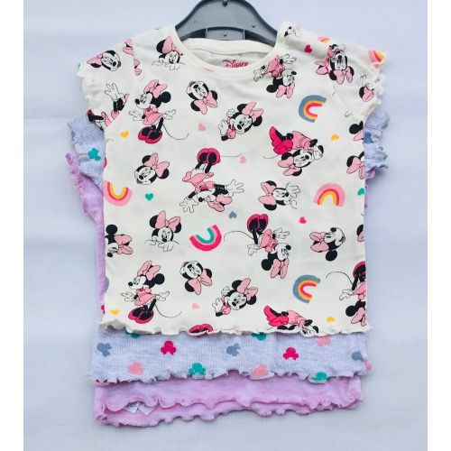 3 Pack Mickey Mouse Short Sleeve Tops