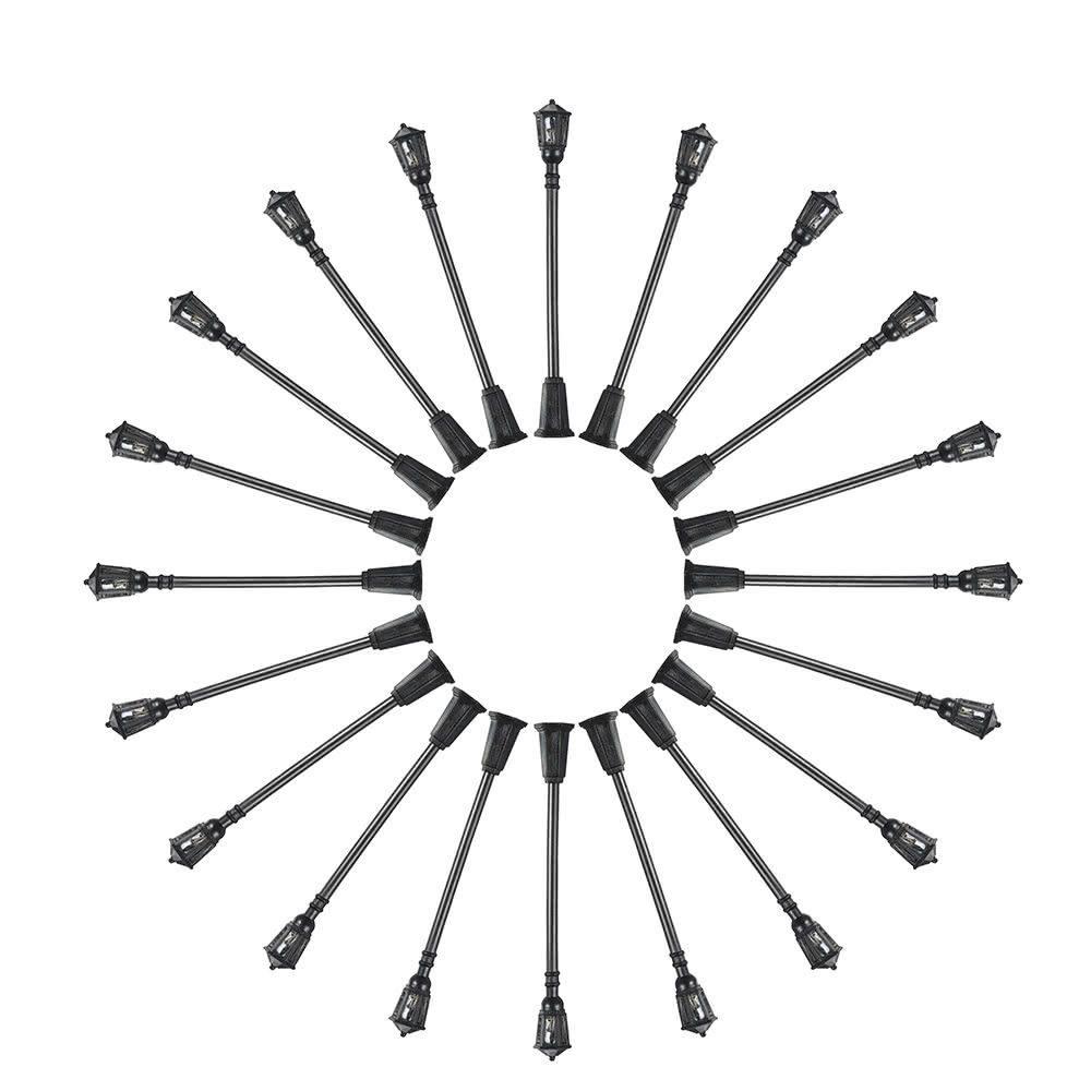 20 Pieces Metal Park Courtyard Lanterns Streets Lamp