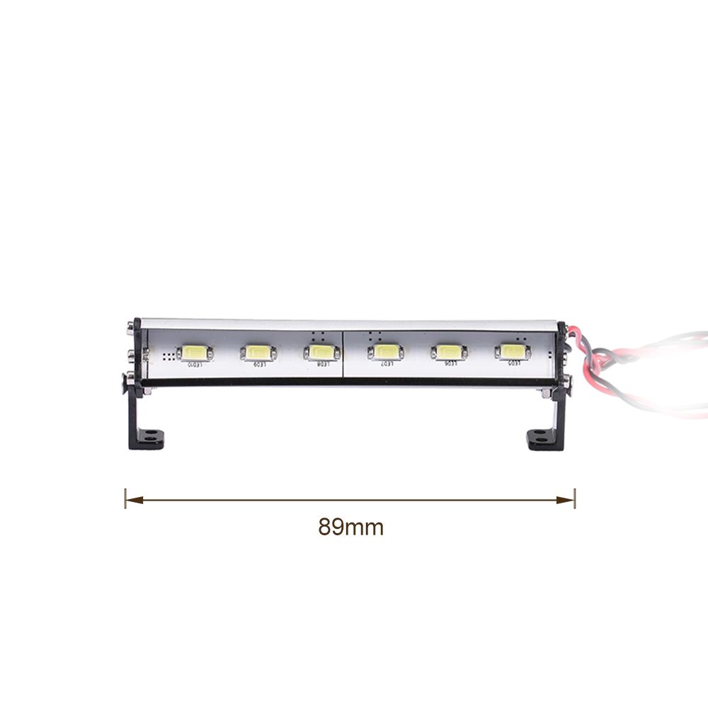 89mm Roof Headlights RC Off-Road Dome 6 LED Lights For