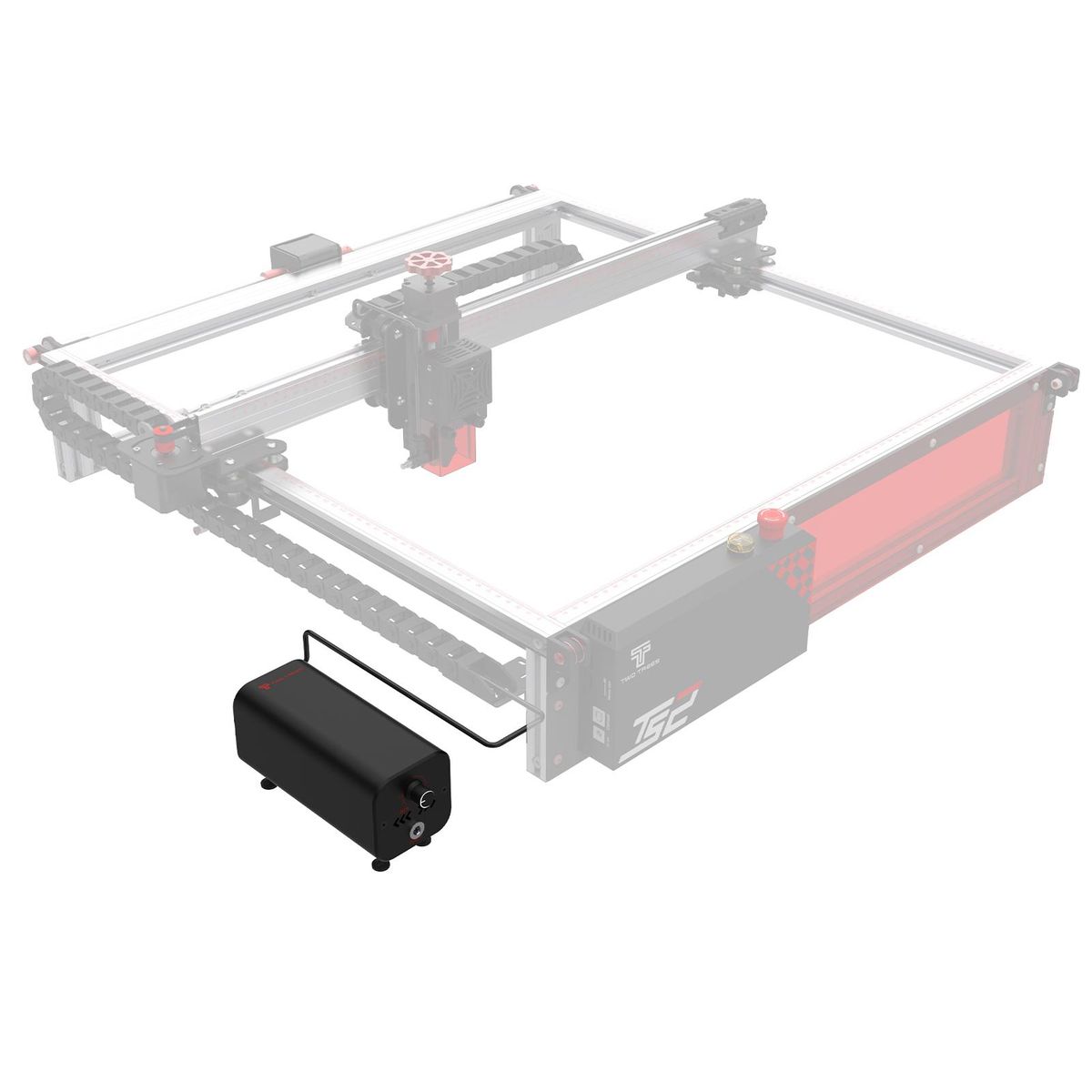 TWO TREE Air Assist High Speed Air Pump Adjustable Airflow Compatible with Laser Engravers TWOTREES TS2/Totem S/TTS-55/Atomstack A5 Pro/Sculpfun S9/S6 Pro/Ortur Laser Master 2 Pro/S2/SF Laser Engraving Machine EU Plug