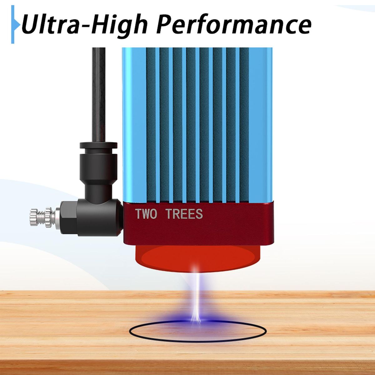TWO TREE Air Assist High Speed Air Pump Adjustable Airflow Compatible with Laser Engravers TWOTREES TS2/Totem S/TTS-55/Atomstack A5 Pro/Sculpfun S9/S6 Pro/Ortur Laser Master 2 Pro/S2/SF Laser Engraving Machine EU Plug