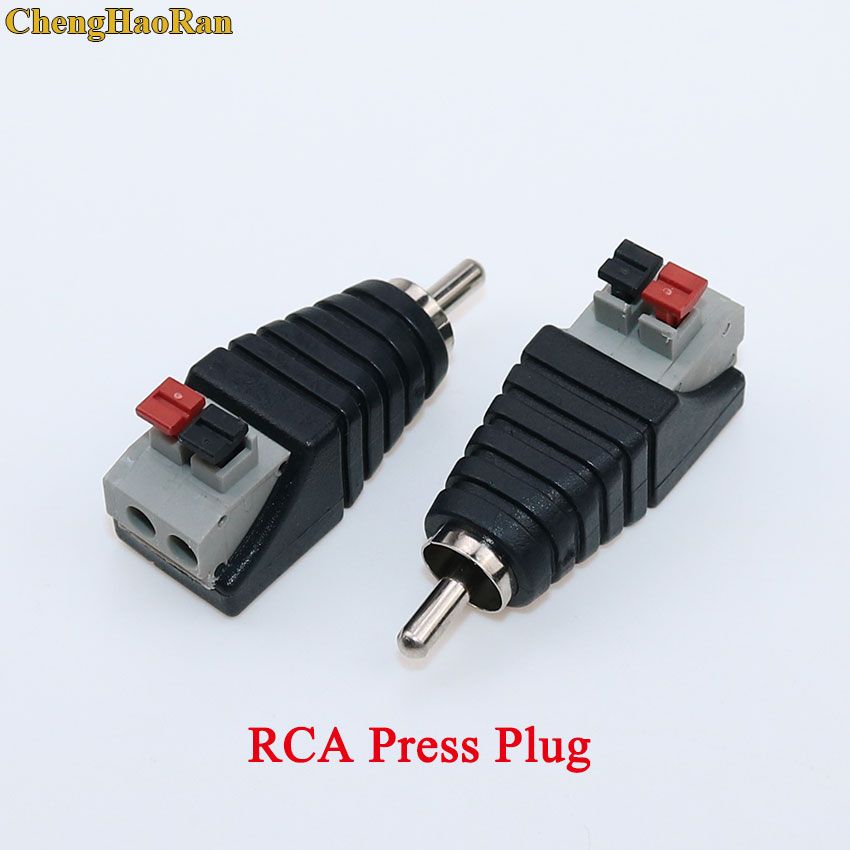 ChengHaoRan 1pcs 5.5 * 2.1 5.5*2.5 BNC RCA To DC Crimp