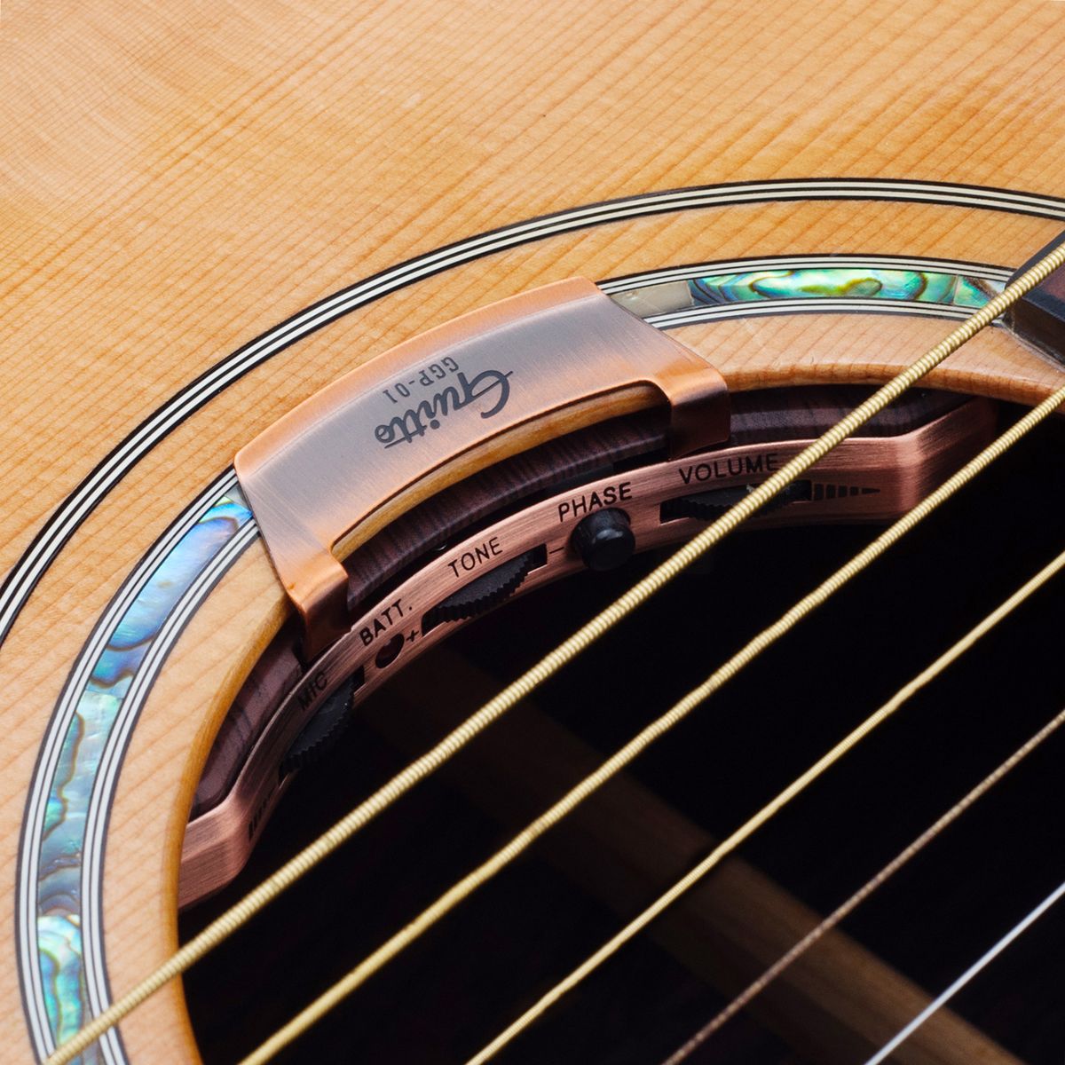 Acoustic Guitar Sound Hole Pickup Dual Pickup Modes Piezo +