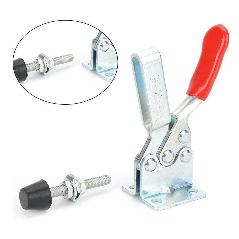 4Pcs GH-201B Toggle Clamps Quick Release Hand Tool Holding