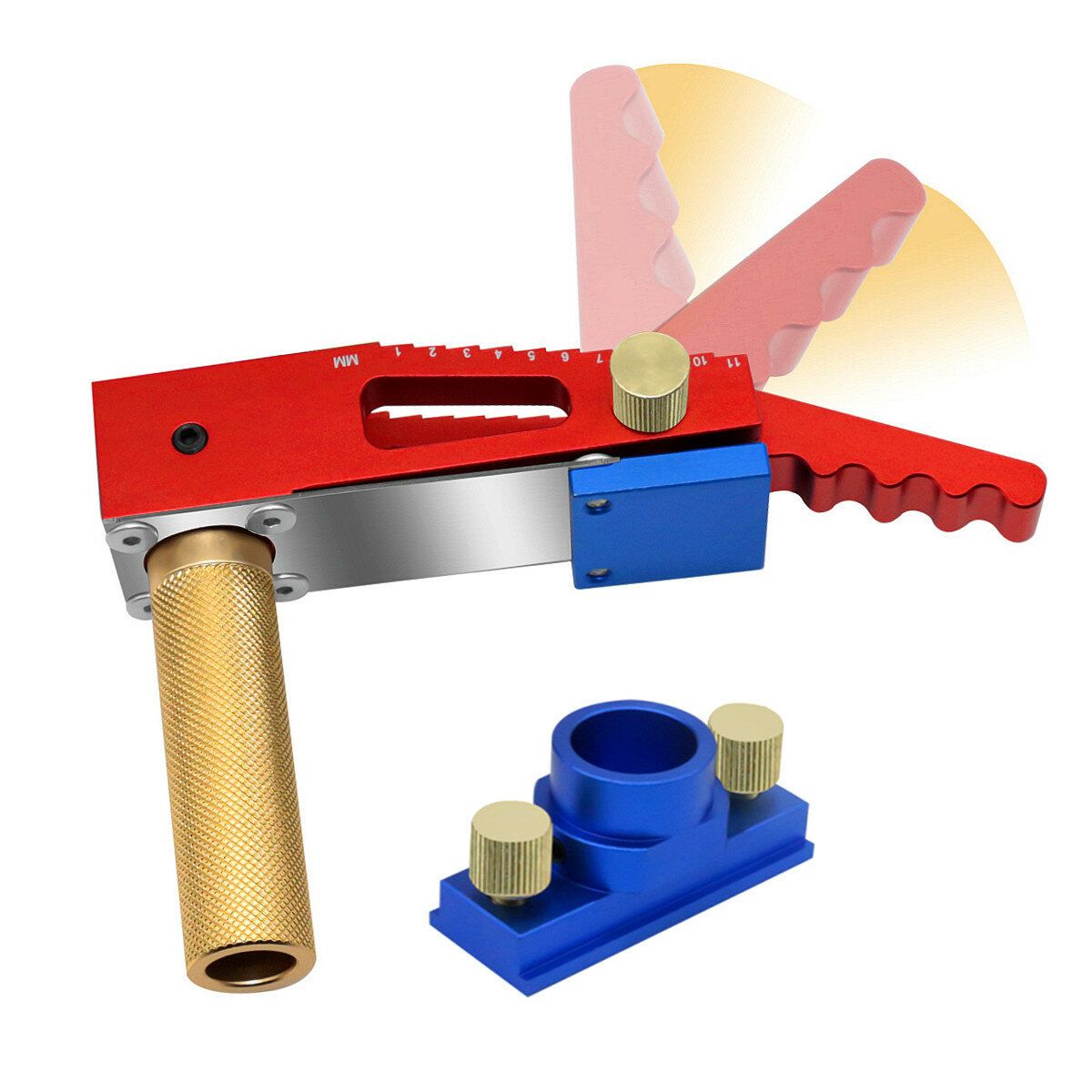 MFT Bench Hold Dog Holes Clamp Woodworking T-Track Hold Down