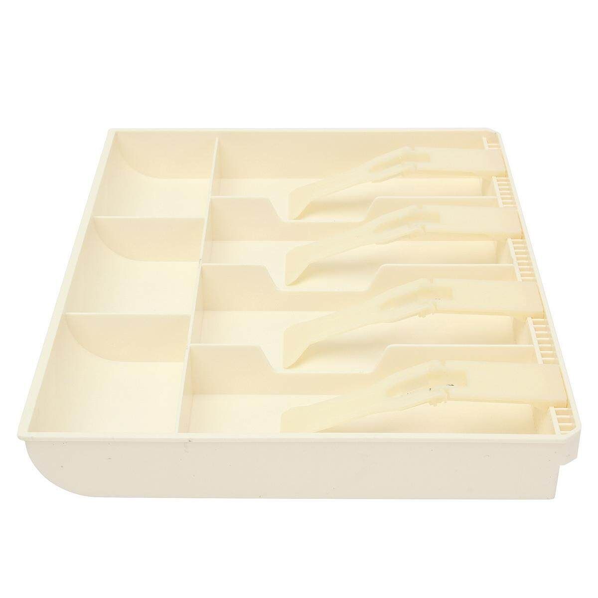 Cash Coin Register Replacement Money Drawer Storage Box With 4 Bill 3 Coin Trays White White (white)