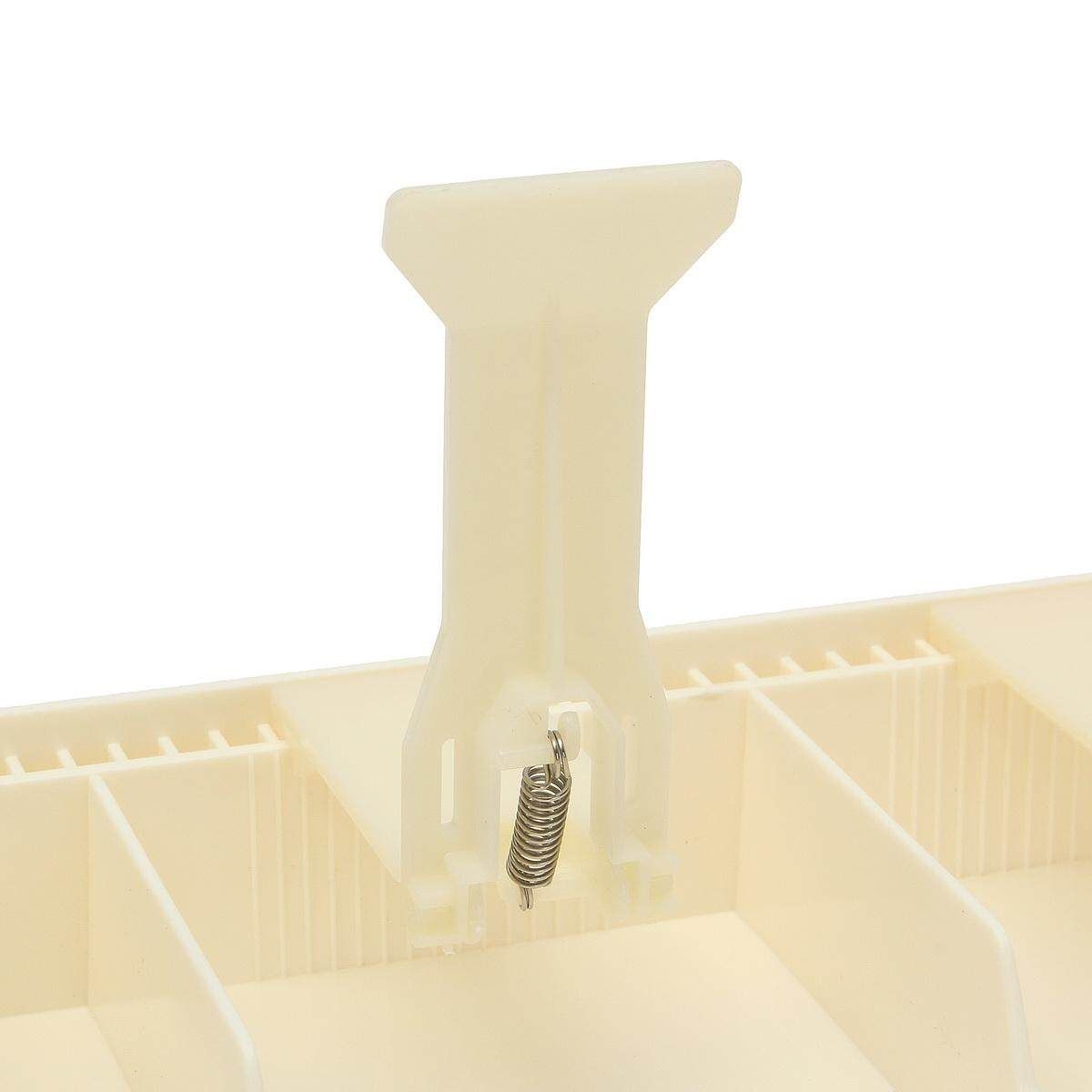 Cash Coin Register Replacement Money Drawer Storage Box With 4 Bill 3 Coin Trays White White (white)