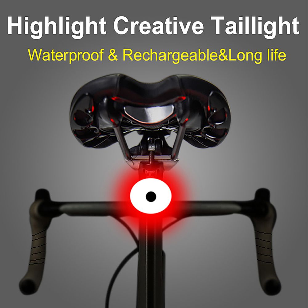 Highlight Bike Tail Light USB Rechargeable Bicycle Taillight