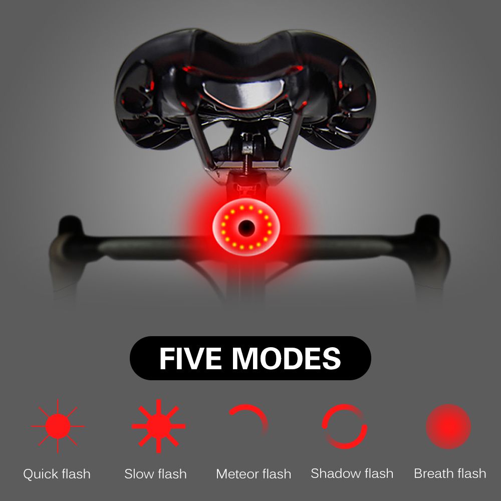 Highlight Bike Tail Light USB Rechargeable Bicycle Taillight