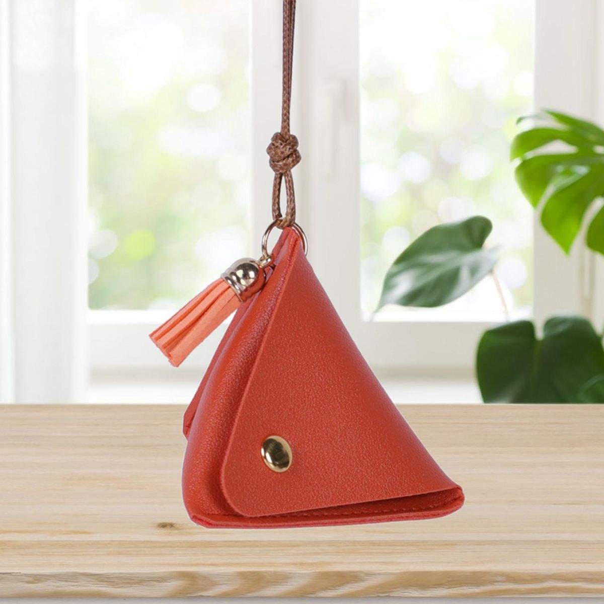 Women Wallet Coins Purse Gift Jewelry Bag Orange