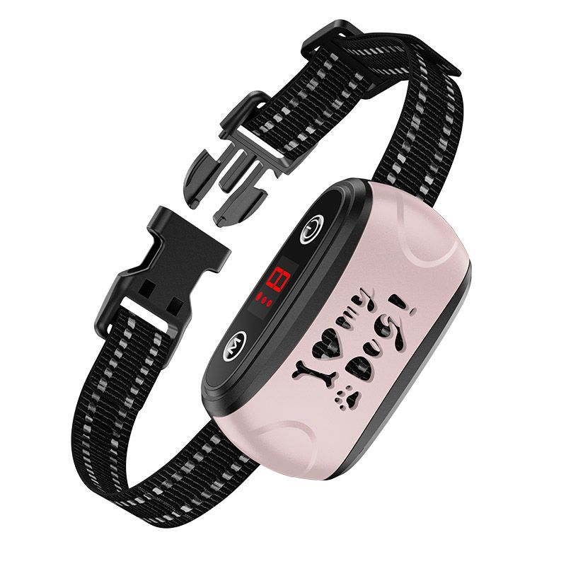 Pet Accessori Dog Anti Bark Collar Electric Shocker Dog Collar Training  Dogs Stop Barking Vibration Anti Bark Collar
