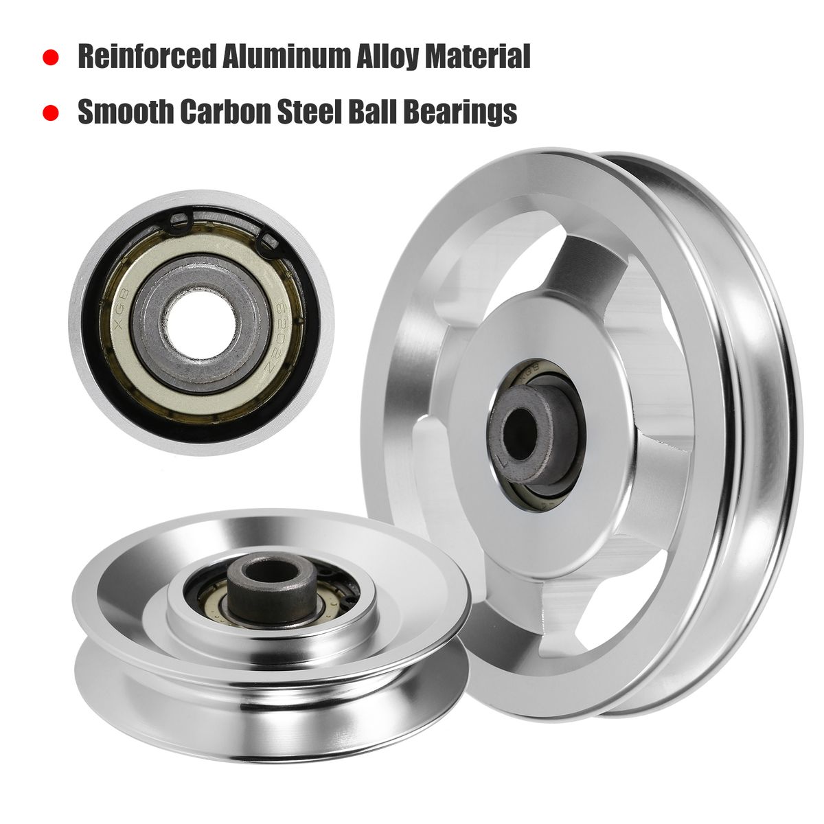 Universal Aluminium Alloy Bearing Pulley Wheel Gym Parts