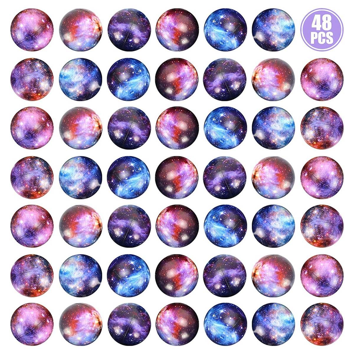 Galaxy Stress Ball,48Pc Bouncy