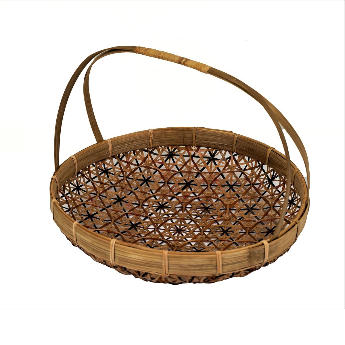 Razia Bamboo Tray With Handle