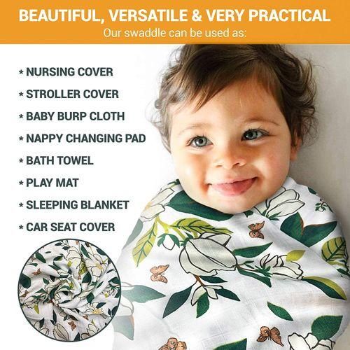 Muslin Baby Blanket 47X47 Inch Large Muslin