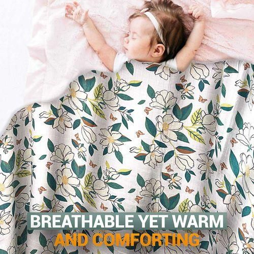 Muslin Baby Blanket 47X47 Inch Large Muslin