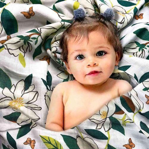 Muslin Baby Blanket 47X47 Inch Large Muslin