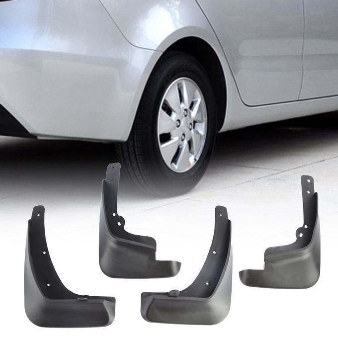 4Pcs/Set LB-SY-533 Car Mudguard Durable Anti-freezing-Black