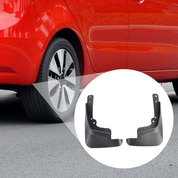 4Pcs/Set LB-SY-533 Car Mudguard Durable Anti-freezing-Black